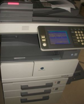 柯美bh350黑白复印机一体机激光打印复印一体A3复印机自动双面