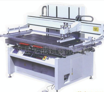大型平面玻璃丝印机 半自动丝网印刷机 鑫港机械