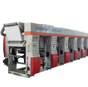 国伟凹版印刷机系列ASY-B2型电脑中速凹版印刷机（三电机） 中速机 自动凹版印刷机