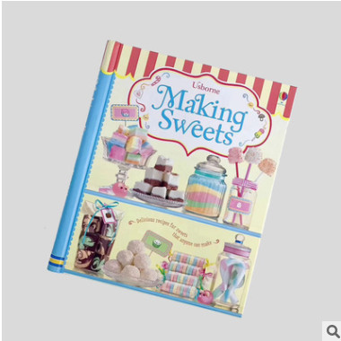 定制儿童食谱书 糖果DIY书籍 精装图书印刷 英文食谱印刷