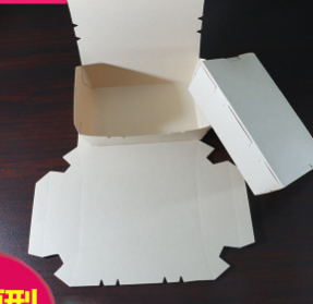 批发防油食品炸鸡餐盒纸片 小号打包餐盒纸片 竹桨本色外卖餐盒纸