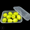 一次性餐盒长方形500ml外卖打包环保PP塑料饭盒透明保鲜快餐饭盒