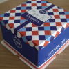 厂家批发烘焙蛋糕盒 可定制胶印折叠白卡加厚彩盒包装盒