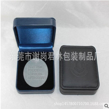 厂家供应奖牌包装盒 高档证章盒 精美纪念币盒 可按要求定制