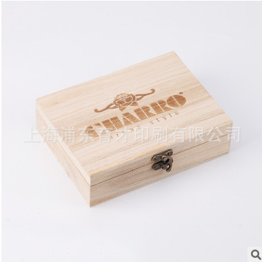 时尚大号长方形精品木质收纳盒包装盒定制礼盒 简约饰品包装盒