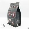 UV印刷八边封铝箔咖啡袋500g带气阀自立自封食品塑料包装袋定制