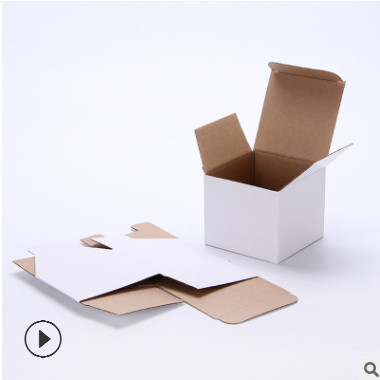 正方形纸盒饰品小五金纸盒通用空白盒定做小包装盒翻盖盒定制定做
