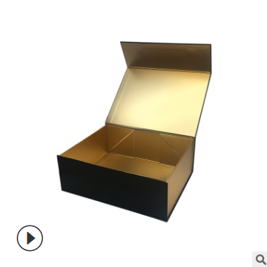 厂家定做高档磁吸盒翻盖折叠盒磁吸礼品包装盒书型盒翻盖礼盒定制