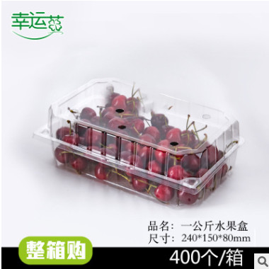 一次性加厚抗压一公斤草莓西梅樱桃盒葡萄龙眼水果包装盒