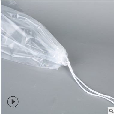 CPP环保透明穿绳袋 复合材料cpe塑料穿绳袋 po环保透明穿绳袋定制