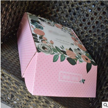 出口纸盒 浪漫情人节食品包装纸盒礼品盒可折叠纸收纳盒私人订制