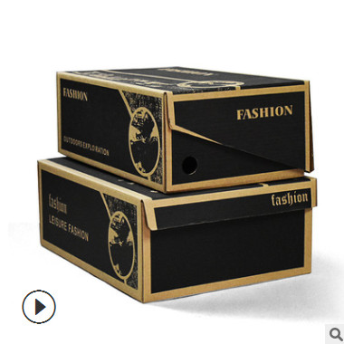 活动款厂家直销现货瓦楞纸盒公版鞋盒定做 鞋盒纸盒定制出口鞋盒
