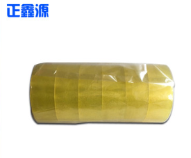 天津透明米黄色透明胶带 胶带厂家 宽度可定做
