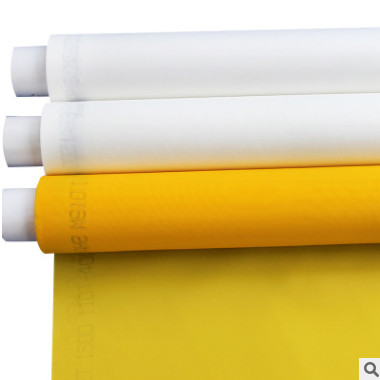 产地货源高强力耐磨耐拉丝印网纱 黄色白色丝印网纱丝印网布批发