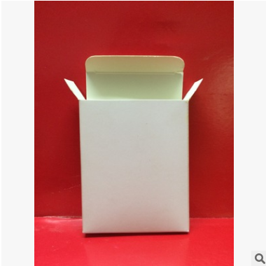 厂家批发白卡纸包装盒白盒小礼品盒 尺寸定制白色产品包装盒子