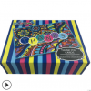 厂家直销精美彩色条纹礼盒提供创意定制翻盖礼盒