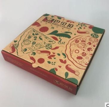 披萨盒可定制9寸外卖PIZZA打包盒子烘培食品一次性包装纸盒