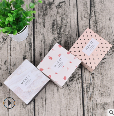 韩版大理石纹抽拉式茶叶巧克力抽屉礼品盒纸质现货logo定做批发