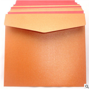 珠光纸信封烫金信封特种纸信封高档信封口水胶信封袋包装印刷定制