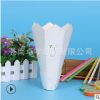 厂家批发各种纸质工艺品 纸花瓶 创意DIY纸质工艺品 定做