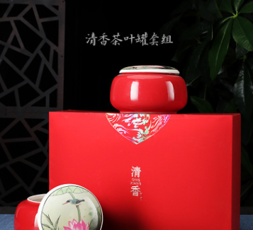 茶叶包装高档礼盒陶瓷罐通用大双罐绿茶碧螺春空密封罐半斤装定制
