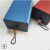 定做高档抽屉荼叶盒 创意礼品盒带绳可挂长方形礼盒 加烫金印LOGO