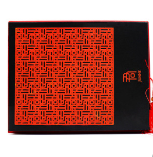 礼品包装盒厂家定制 礼品包装盒 红色天地盖节日企业礼品包装盒