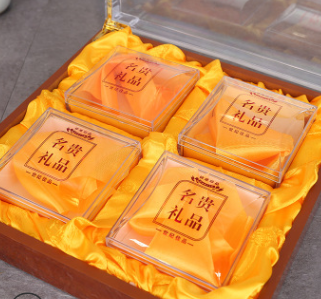 新款高档月饼有机皮包装盒通用名贵礼品包装盒燕窝虫草西洋参礼盒