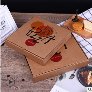 订制披萨盒通用加厚定制8寸9寸10寸11寸pizza披萨外卖打包盒子