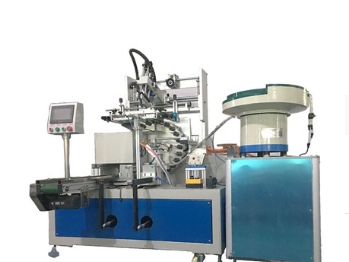 全自动移印机厂家 提升机振动盘自动上料移印机 非标定制印刷机