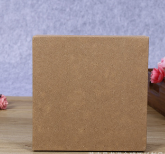 专业定制创意精致礼品盒 供应空白牛皮纸天地盖盒来样定制纸盒