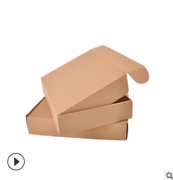 现货服装飞机盒 定制快递包装纸箱 内衣小盒子三层瓦楞纸盒