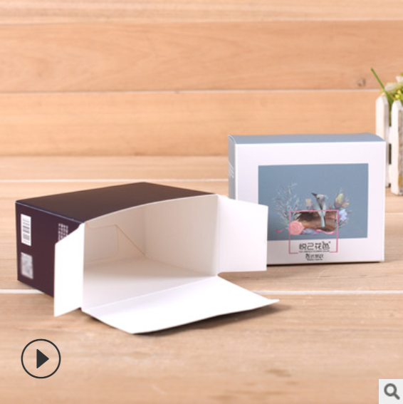 折叠食品包装盒定做 创意彩印礼品盒印刷logo 通用花茶包装