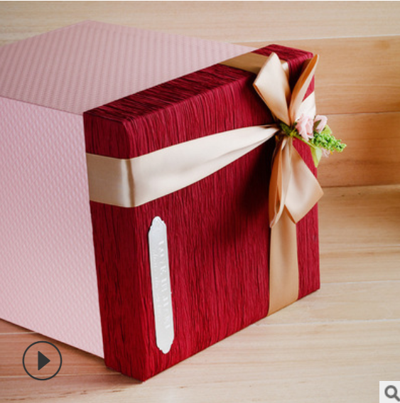 精美礼品盒定做 小清新食品包装盒可印刷LOGO 精美喜糖盒