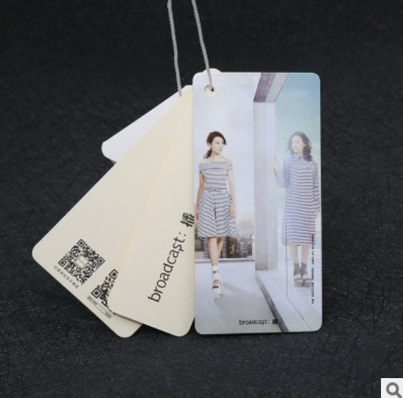 厂家供应男女装吊牌卡 服装标签卡纸合格证卡片挂牌可印LOGO