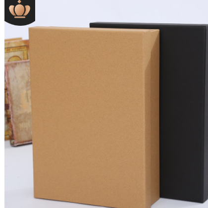 现货天地盖复古牛皮纸礼品盒长方形包装盒纸盒定做大号礼品盒定制