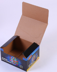 彩色瓦楞彩盒定做三层加硬翻盖包装盒通用礼品饰品彩盒厂家定制