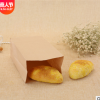 厂家现货批发多种型号食品包装纸袋方底黄牛皮面包纸袋子