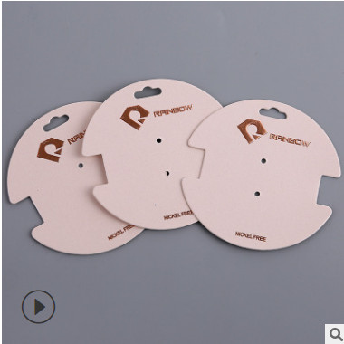 厂家定制耳钉项链包装卡烫金纸卡耳环耳坠饰品卡片印刷挂牌定做