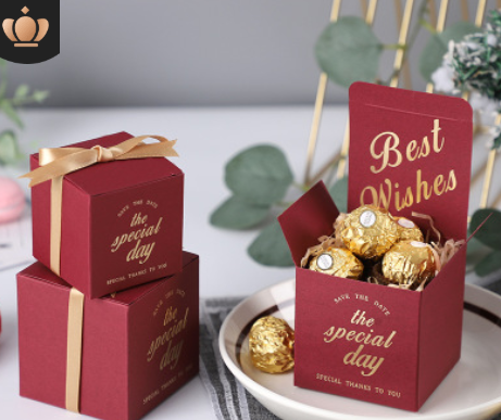 创意结婚婚庆糖果生日满月包装礼盒巧克力包装结婚喜糖盒伴手礼盒