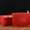 欧式大红色手提两层创意喜糖盒订婚结婚回礼包装盒特色喜庆礼盒