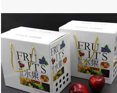 定制水果包装盒包装箱苹果橙子葡萄水蜜桃手提礼盒礼品盒批发