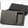 黑色卡纸抽屉盒面膜纸盒可定制长方形包装盒