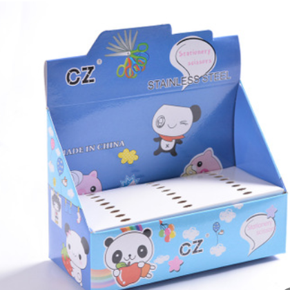 义乌创意卡通剪刀盒展示盒 定做文具包装纸盒圆珠笔包装各种彩盒