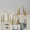卡通手提袋纸袋纯色通用铆钉饰品手拎礼品袋可定制LOGO服装包装袋