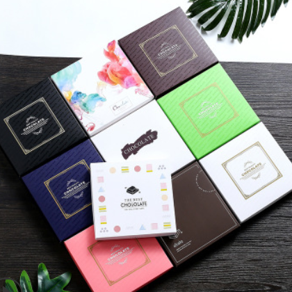 新款9格生巧克力包装盒 生巧礼盒子 9粒巧克力外包装纸盒批发现货