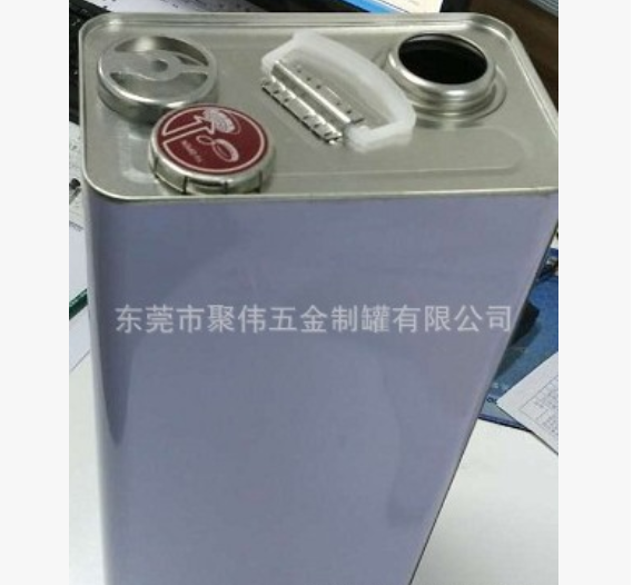 20L涂白马口铁方罐胶水化工罐固化剂方桶厂家直销批发供应。