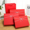 现货礼品盒红色礼物盒中国红婚庆伴手礼盒包装盒高档回礼盒可定制