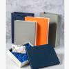 现货天地盖礼物盒包装盒长方形精美简约礼品盒蓝橙色礼盒 空定制