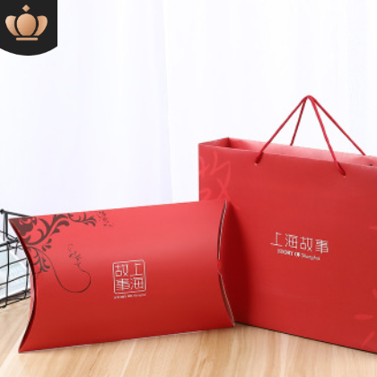 上海故事白卡手提袋围巾包装盒衣服包装袋元宝盒高档礼盒包装定制